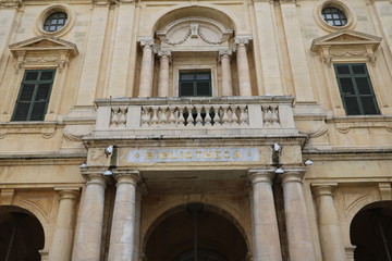 Obraz premium Historical National Library in Valletta, Malta