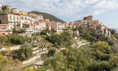 Obraz premium Pisciotta, Neapel, Italien, Küste, Meer, Wasser, Strand