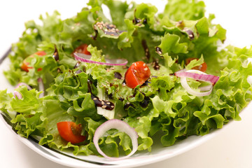 salad with tomato and onion