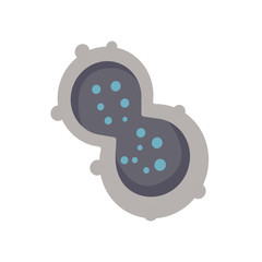 viruse vector illustration. Bacteria and micro-organism in cartoon style.