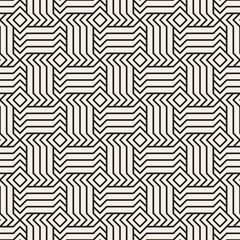 Vector seamless pattern. Modern stylish abstract texture. Repeating geometric tiles