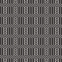 Vector seamless pattern. Modern stylish abstract texture. Repeating geometric tiles