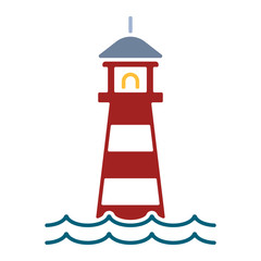 Meer und Küste Icon - Leuchtturm