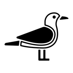 Meer und Küste Icon - Möwe