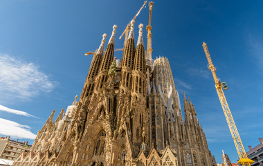 Fototapeta na wymiar Sagrada Familia, Barcelona