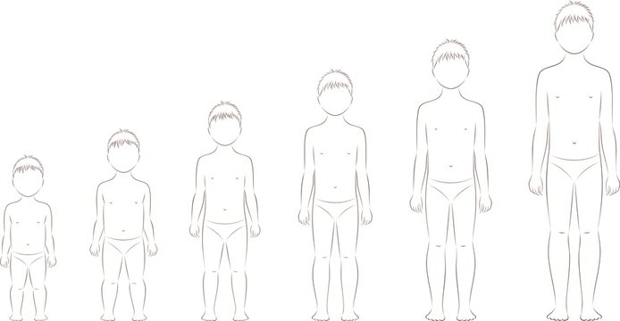 Child's body silhouette