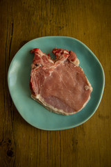organic pork chop