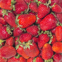 Background of fresh red strawberry