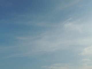 Sunset with orange sky