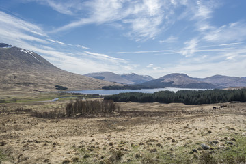 mountains large views highlands scotland