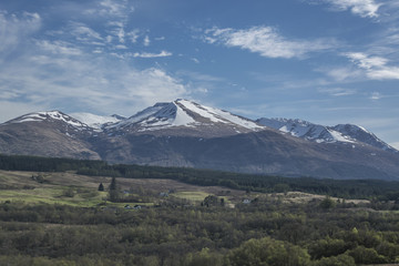 mountains large views highlands scotland