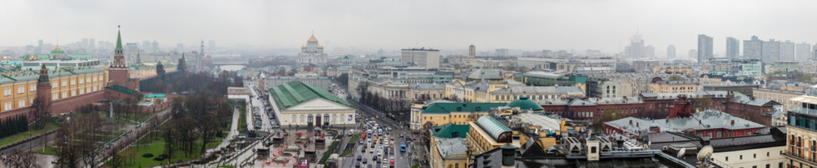 Panorama from the roof of the Russian Parliament