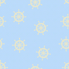 seamless pattern with steering wheels