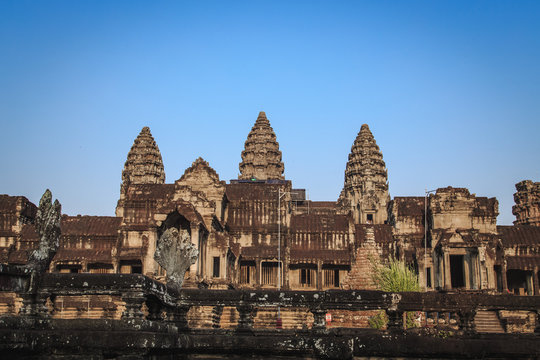 The majestic and ancient Angkor Wat.