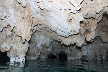 Grande Cenote, Cenote, Stalagmit, Stalaktit, Tauchen, Wasser, Unterwasser, Grotte, Höhle, Yucatan, Mexiko