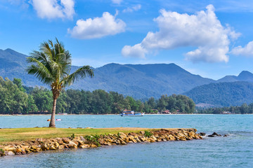 Scenic idyllic place on Koh Chang island, Thailand