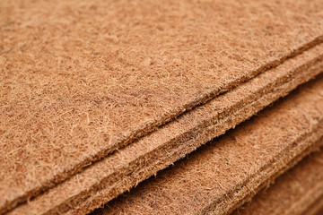 coconut coir pressed at the factory
