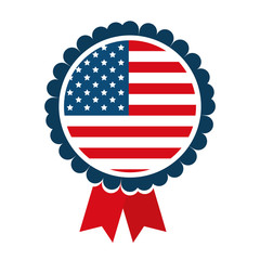 medal united states of america vector illustration design