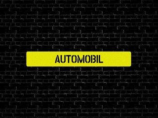 Fototapeta premium AUTOMOBIL - Bilder mit Wörtern aus dem Bereich Automobilindustrie, Wort, Bild, Illustration