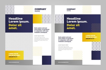 Brochure Layout template, cover design background and annual reports.