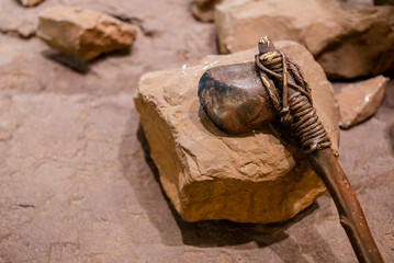 Ax stone tool of stone age it wepon for the war