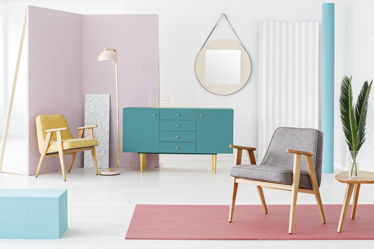 Furniture composition and color scheme