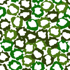 Abstract pattern with green elements.