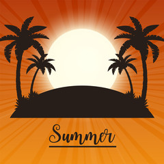Summer tropical backgrounds