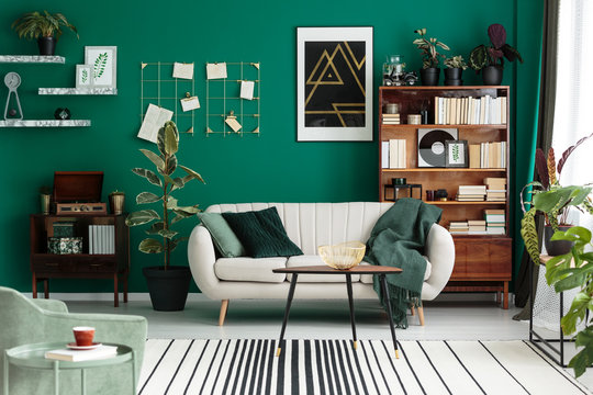 Modern design botanic living room
