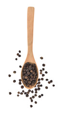 black pepper isolated on white background