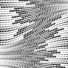 Abstract halftone pattern. Vector halftone dots background for design banners, posters, business projects, pop art texture, covers. Geometric black and white texture.