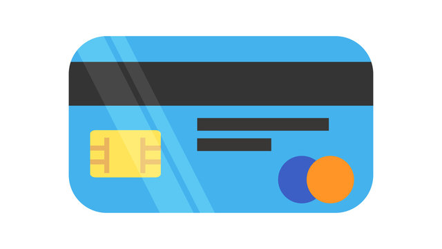 credit card icon blue