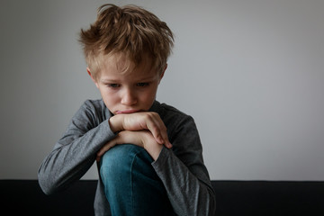 sad child, stress and depression - 202343663