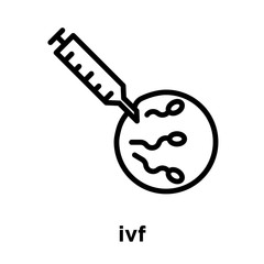ivf icon isolated on white background