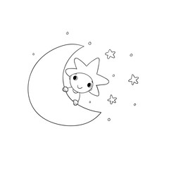 The boy is the star and the moon.