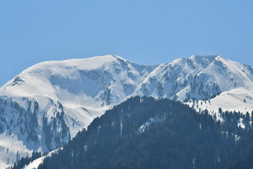 Fototapeta na wymiar Berg Gebirge Winter 