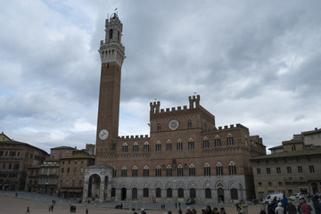 Piazza Del Campo in Siena, Italy