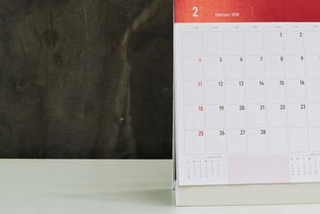 February Calendar, which is only 28 days. And day 14th is a day of love(Valentines day) on the...