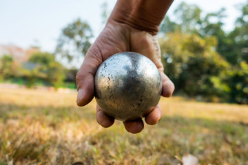 petanque ball fun and relaxing game