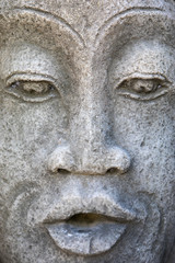 Fototapeta na wymiar Stone Face Close-up