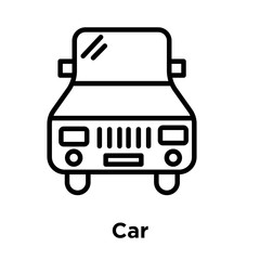Car icon isolated on white background