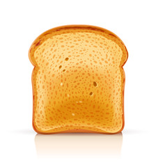 Bread toast for sandwich piece of roasted crouton. Lunch, dinner. - 202354089