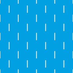 Single-lane roadpattern vector seamless blue repeat for any use