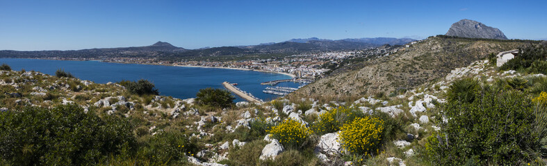 Fototapeta na wymiar View from Cap de Sant Antoni in Spain