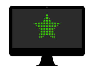 Pixel Icon PC - Stern