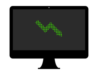Pixel Icon PC - Abstieg