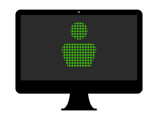 Pixel Icon PC - Person