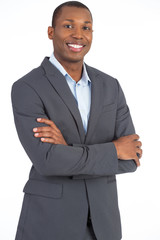 Handsome African American businessman