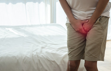 Men in the genital area Itching caused by fungus in the underwear.Itching of the penis caused by...