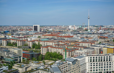 Obraz premium Panoramica sul centro città di Berlino